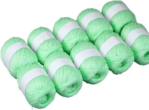 for Crocheting，10 Packs ，500gSkin Friendly Yarn, Hand Woven Fabric, Knitted Sweaters, Scarves, and Hats (22) in Kuwait