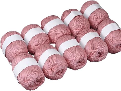 for Crocheting，10 Packs ，500gSkin Friendly Yarn, Hand Woven Fabric, Knitted Sweaters, Scarves, and Hats (22) in Kuwait