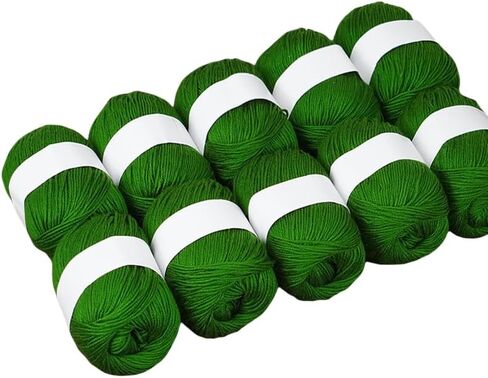 for Crocheting，10 Packs ，500gSkin Friendly Yarn, Hand Woven Fabric, Knitted Sweaters, Scarves, and Hats (22) in Kuwait