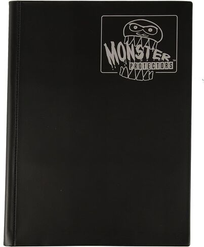 Monster 4 Pocket Trading Card Binder - Matte Purple Album, Anti-Theft & Anti-Drop TCG Protection w Side Loading Padded Pockets, Double Sided, Holds 160 Cards, For Sports, Gaming, Kpop, Christmas Gift in Kuwait