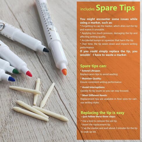 Mag-Fancy Magnetic Dry Erase Marker Set - Fine Tip 1mm Erasable Whiteboard Markers, Build-in Eraser, 9 Color, Safe Inks, Low Odor in Saudi Arabia