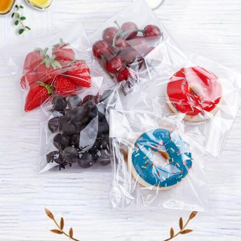 300PCS Clear Self Sealing Cellophane Bags - Cookie, Candy & Bread Bags (5x6 Inches) in Kuwait