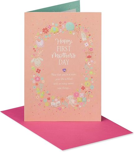 American Greetings First Mothers Day Card for First Time Mom (Sweet New Things) in Kuwait