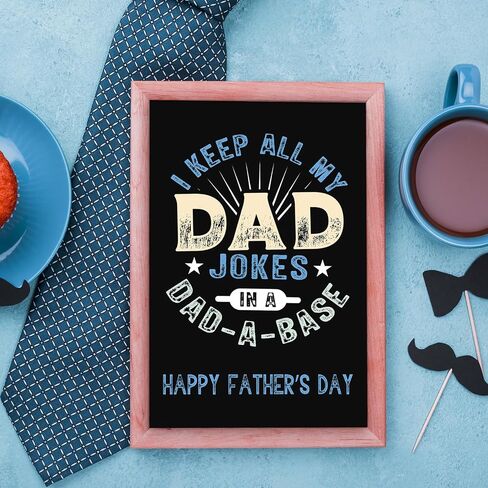 Funny Fathers Day Card for Step Dad,Happy Father's Day Gifts from Step Daughter Son,Bonus Dad Fathers Day Card Gift in Kuwait