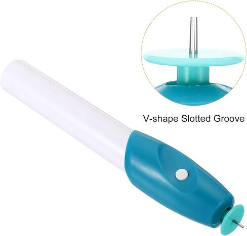 Patikil Electric Quilling Pen 6 "، أداة شرقية شرقية تلقائيات الحجم المليئة بالتجول للحرف الفنية DIY ، الأزرق in Saudi Arabia