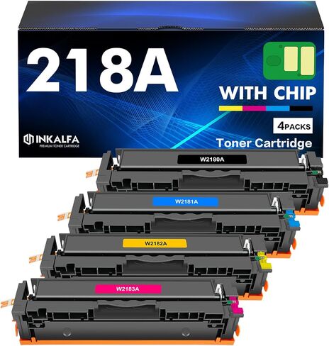 206A خراطيش حبر الحبر 4 حزمة 206x مجموعة M283FDW M283CDW بديل متوافق مع HP 206A 206X ملون LASERJET PRO MFP M283FDW M283CDW M283 PRO M255DW INK عالية العائد (مع رقاقة B/Y/Y/Y) in Saudi Arabia
