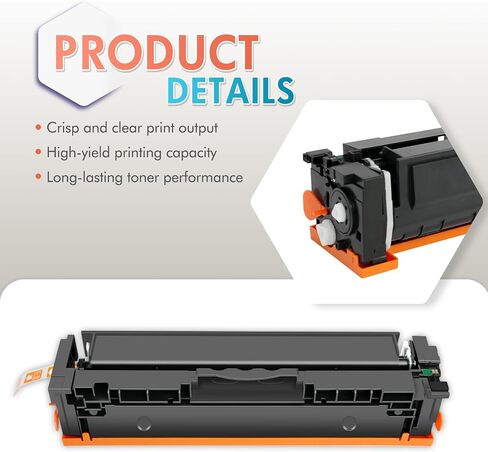 206A خراطيش حبر الحبر 4 حزمة 206x مجموعة M283FDW M283CDW بديل متوافق مع HP 206A 206X ملون LASERJET PRO MFP M283FDW M283CDW M283 PRO M255DW INK عالية العائد (مع رقاقة B/Y/Y/Y) in Saudi Arabia