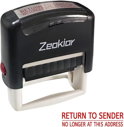 Return to Sender Stamp Self Inking Stamp for Office, Account Business Rubber Stamps with Clear Impression, Red Ink in Kuwait