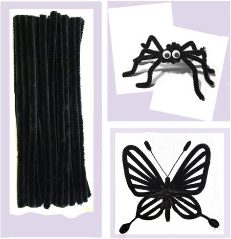 100Pcs Pink Pipe Cleaners Chenille Stem for DIY Crafts,Arts,Wedding,Home,Party,Valentine's Day Holiday Decoration 6 mm x 12 Inch in Kuwait