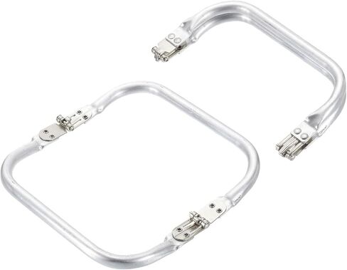إطار محفظة UXCELL Metal 6 in ، 2 PCS مستطيل قفل قبلة إطار ، استبدال أجهزة إطار كيس لصنع حقيبة مقبض محفظة DIY ، إطارات محفظة عملة القابض in Kuwait