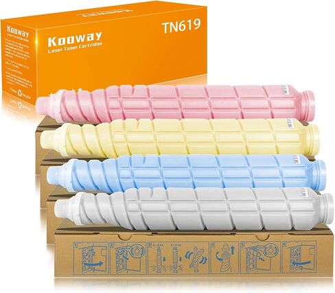 Compatible TN619 TN-619M Toner Cartridge Replacement for Konica Minolta Bizhub Press C1060 C1070 AccurioPress C2060 C2070 C3070 C3080-60000 Pages (TN619 Magenta 1 Pack) in Saudi Arabia