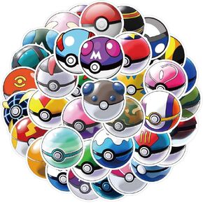 50 PCS Cartoons - ملصقات باردة فينيل مقاومة للماء للفيروس