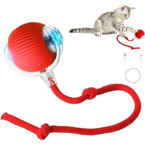 Marchul Cat Ball Toy with Treat Ball, KittenTreat Dispenser Toy with Roller Track Catnip Balls, Interactive Cat Toys Wooden for Indoor Kitten, Food Toy with Automatic Slow Feeder