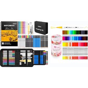 Caliart Sketching Kit & Brush Pens