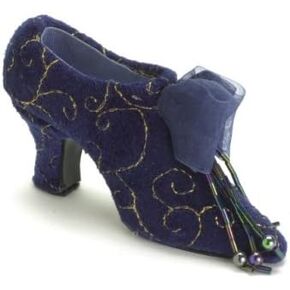 Fete Mini Miniature Shoe - حذاء دوامة مخملي