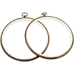 Guofa 9.5 '' Hoops - 2pcs 25cm Resin Resin Tarch Trick Tritch Frames ، Wood Wood Shower