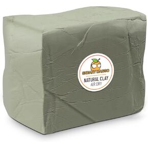 10 Pound Air Dry Natural Clay - Great for Molding & Sculpting - Great for Kids & Adults of All Skill Levels - Perfect for Arts & Crafts (Gray, 10 Pounds)