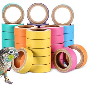 36 pcs bagel bight toys birk blk parrots cortboard core bird toy umping shredding play play foot for اطلب من الببغاء الصغير الببغاء mini macaws الأفريقية cockatoos