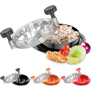 Chicken Shredder Large Breast Tool Twist, Visible Meat Shredder Machine, Strong Anti-Slip Strip, Ergonomic Handle, Dishwasher Safe, Suitable for Pork Beef Chicken