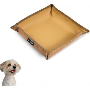 Portable Foldable Dog Water Bottle & Travel Bowl - Oxford Fabric Water Bag for Dogs - Collapsible Design for Easy Storage - Ideal for Hydration and Food on The Go