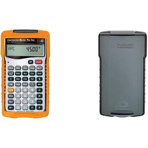 الصناعات المحسوبة 4080 Construction Master Pro Trig Advanced Construction Math Feet-Inch-Faction مع وظيفة ثلاثية كاملة للمهندسين المعماريين و 5022-2 Armadillo-Black/Gray