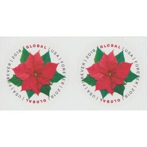 Chrysanthemum 2020 Global International Mail (2 Stamps) Forever Postage Stamps in Kuwait