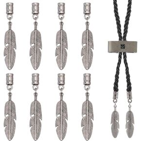 chgcraft 8pcs عتيقة بلوم بلوم نصائح TIPS سبيكة سلك النهايات الاستبدال للملابس Decoring سلسلة سترة سوار DIY صنع النتائج 2.55 بوصة