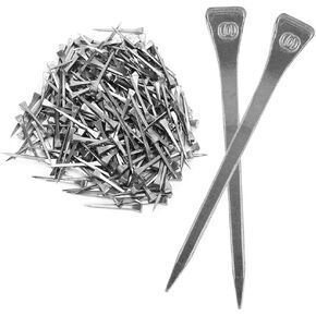 250pcs مسامير حدوة الحصان ، أظافر أحذية الحصان الصلب المرونة ، أظافر اللجام لتدريب الخيول الرياضية الفروسية