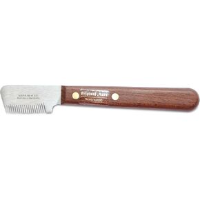 Mars Coat King Professional Dog Stripping Knife Grooming Tool, Medium Slant Tooth with Tapered Edge, Right-Handed