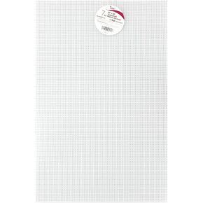 Cousin DIY 7 Count Supersoft Plastic Canvas, 12"X18", White