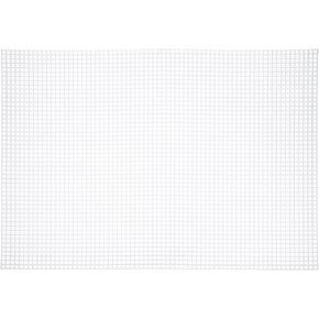 Meccanixity 10pcs 12 "x17" ورقة من القماش البلاستيكية 5 قماشية إبرة قماشية فارغة لتطريز كروشيه كروشيه خيوط الغزل ، أبيض