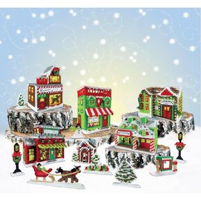 Christmas Village Plastic Canvas Kit