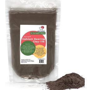 SNOUT و Shell Springtail Calsium Clay Clay - 1 LB | مثالي لزراعة الربيع والزواحف والبرمائيات وطاقم تنظيف الموائل الطبيعية