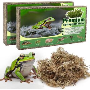 Aqua Kt reptile premium sphagnum live moss bleding for tree frog lizard snake hermit crab leopard gecko terrariums habitat