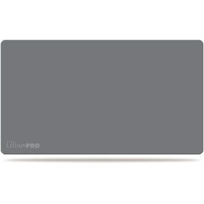 Ultra Pro Solid Smoke Gray Playmat لألعاب الورق ومحطات العمل - حماية البطاقات الخاصة بك أثناء القتال ضد الأصدقاء أو الأعداء ، وهو أمر رائع للاستخدام في المنزل كوسادة الماوس ، وسادة عرض سطح السفينة