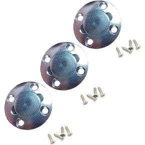 3pcs RC FUEL DOT الألومنيوم الأنيو الدائري معجزة الوقود حشو النقطة ل RC طائرة طائرة قارب الغاز (الفضة)