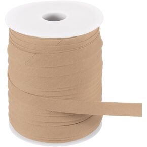 uxcell 55 Yards Double Fold Bias Tape 1/2 Inch Bias Binding Tape Binding Bias Ribbon for Sewing Hemming Quilting Piping Cheongsam Decoration Clothing Seaming, Light White in Kuwait