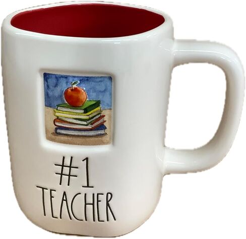 كوب شاي قهوة من Rae Dunn BEST TEACHER EVER - سيراميك in Kuwait