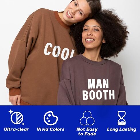 FR 10Pcs Iron On Transfer Letters A-Z for T-Shirts,Hoodies,Pajamas,Bags,Hats and Other Handicrafts（Black） in Kuwait