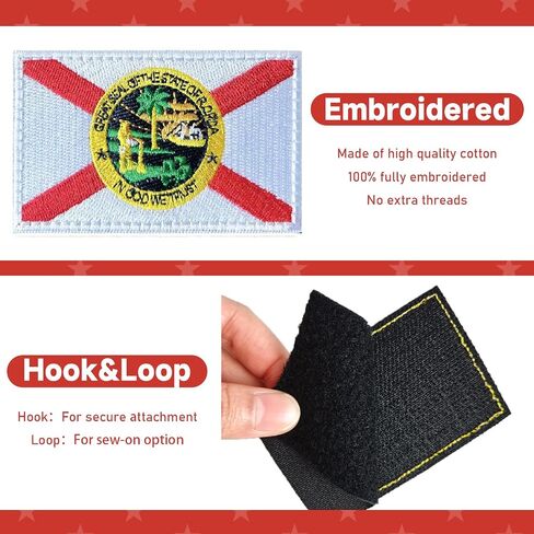 Lemibk 2PCS Texas State Flag Patches و Hook & Loop TX Texas Flag Patch for Tactical Gears and Clothing in Saudi Arabia