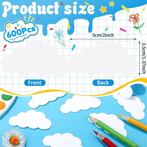600 PCS قاطعات الأسماك الصغيرة 2 بوصة 2 بوصة ألوان متنوعة قطع الأسماك للاصطدامات Bulletin Board Ocean Die Cuts Paper for DIY Craft Projects Classroom Decor in Kuwait
