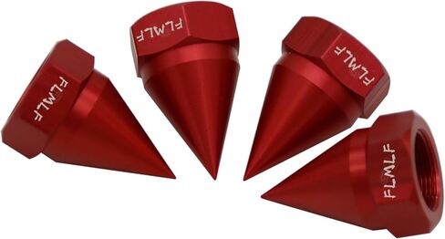 CNC Metal Cone Fixed Screw Nut (4pcs/Set) for 1/5 HPI Rovan Baja 5B SS 5T 5SC Parts (Red) in Kuwait