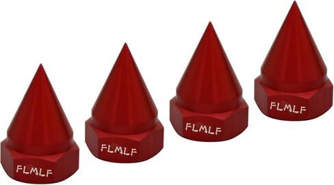 CNC Metal Cone Fixed Screw Nut (4pcs/Set) for 1/5 HPI Rovan Baja 5B SS 5T 5SC Parts (Red) in Kuwait