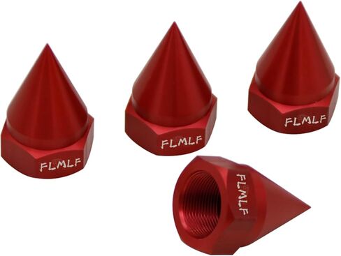 CNC Metal Cone Fixed Screw Nut (4pcs/Set) for 1/5 HPI Rovan Baja 5B SS 5T 5SC Parts (Red) in Kuwait