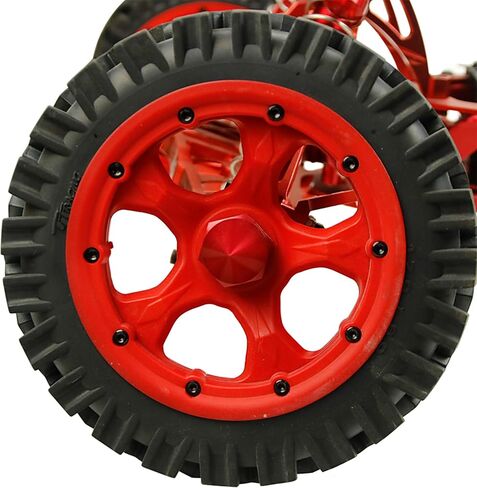 CNC Metal Cone Fixed Screw Nut (4pcs/Set) for 1/5 HPI Rovan Baja 5B SS 5T 5SC Parts (Red) in Kuwait