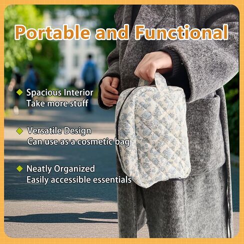 Dominos Set for Adults in Quilted Carrying Bag, Double 9 Dominoes Set for Travel, 55 Tiles, Portable Dominoes Set for Family (Double 9, Floral) in Saudi Arabia