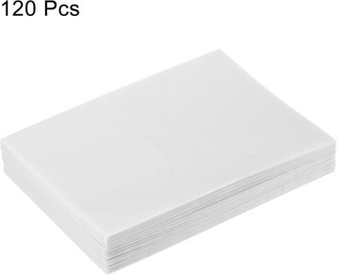 Meccanixity 30 سترات حزمة Vellum ، 5 × 7 بوصة الورق الورق Round Round Vellum شفاف 53GSM لإكسسوارات دعوة الزفاف زفاف الاستحمام أعياد الميلاد in Kuwait