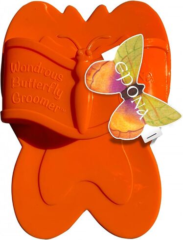 Epona Wondrous Butterfly Groomer Horse Grooming Tool (Orange) in Kuwait