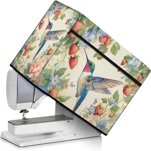 XseShusvy Owl Machine Machine Cover الغبار غطاء الغبار لآلة الخياطة العالمية قابلة للطي آلة خياطة النسيج غطاء معدات الخياطة المحمولة ديكور مهرجان مهرجان in Kuwait