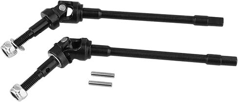 New Enhanced Hard Steel Front Rear Axle Shaft CVD for Axial SCX10 RC Crawler Heavy Duty Metal Upgrade Replacement Parts (Front) in Kuwait